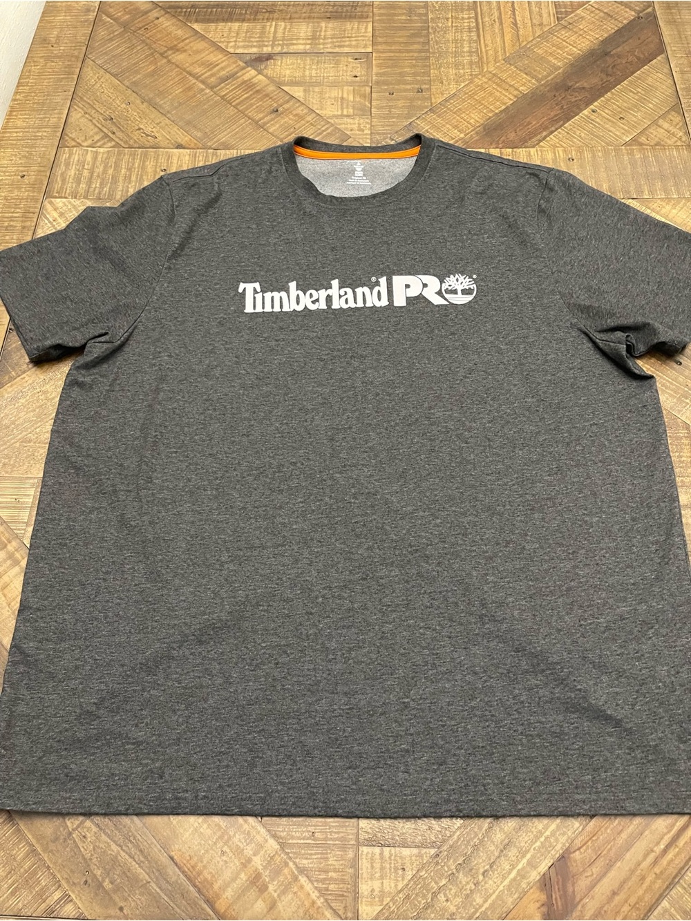 Timberland PRO Base Plate Short-Sleeve Logo T-Shirt XXL Dark Charcoal Heather